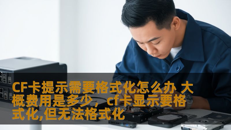 CF卡提示需要格式化怎么办 大概费用是多少，cf卡显示要格式化,但无法格式化