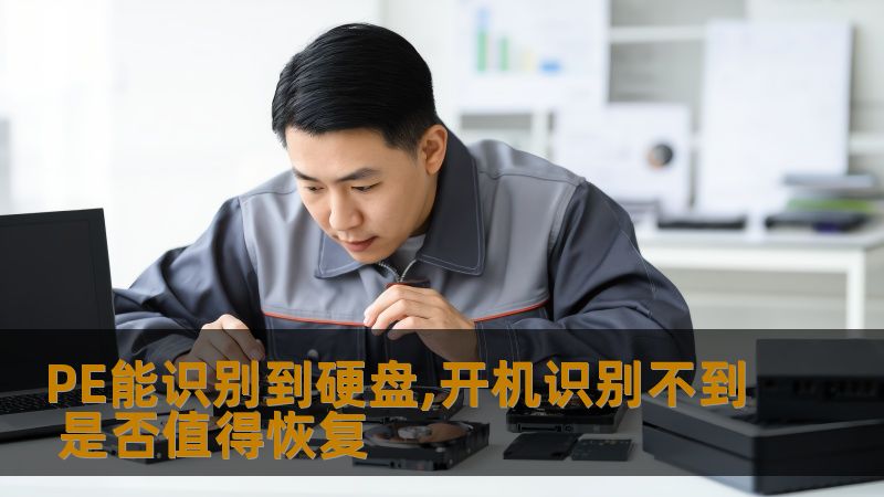 PE能识别到硬盘,开机识别不到 是否值得恢复 PE能识别到硬盘,开机识别不到 是否值得恢复