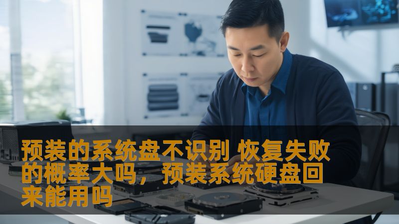 预装的系统盘不识别 恢复失败的概率大吗，预装系统硬盘回来能用吗