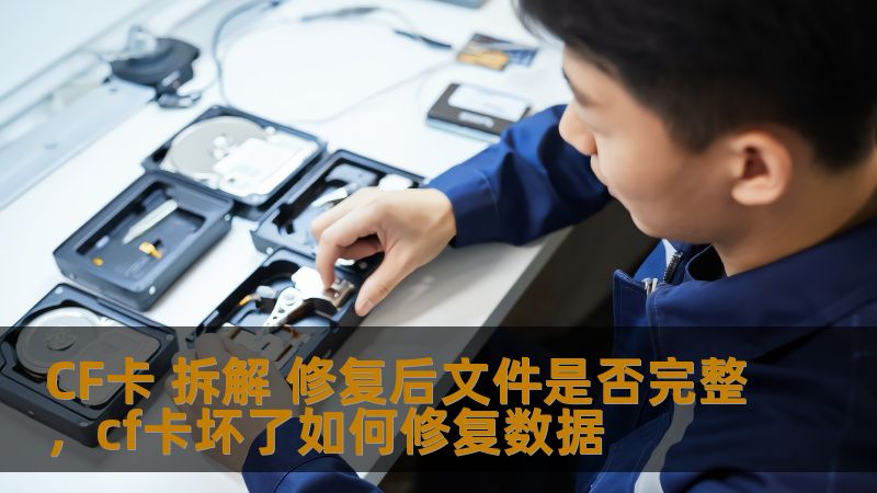CF卡 拆解 修复后文件是否完整，cf卡坏了如何修复数据