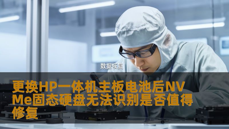 更换HP一体机主板电池后NVMe固态硬盘无法识别是否值得修复