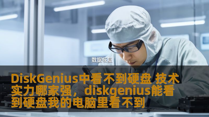 DiskGenius中看不到硬盘 技术实力哪家强，diskgenius能看到硬盘我的电脑里看不到