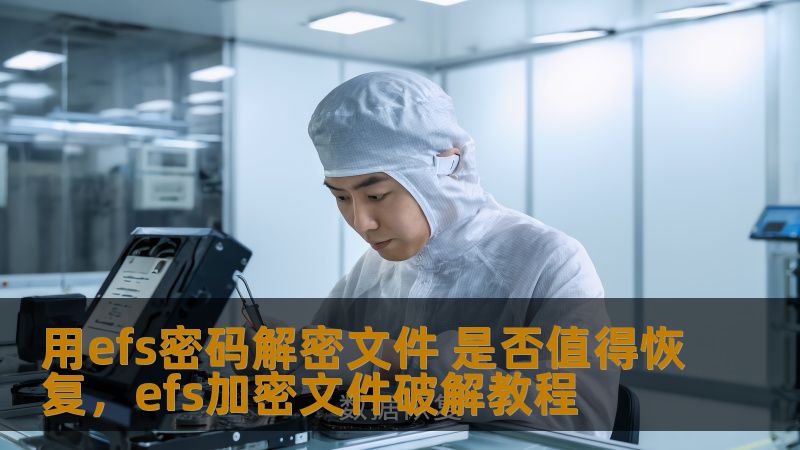 用efs密码解密文件 是否值得恢复，efs加密文件破解教程