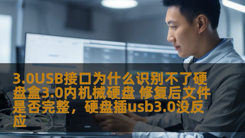 3.0USB接口为什么识别不了硬盘盒3.0内机械硬盘 修复后文件是否完整，硬盘插usb3.0没反应