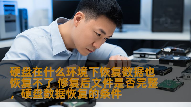 硬盘在什么环境下恢复数据也恢复不了 修复后文件是否完整，硬盘数据恢复的条件