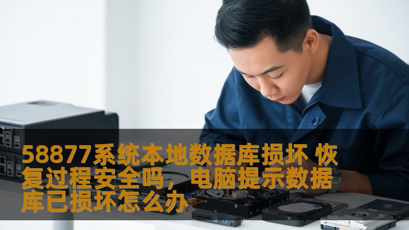58877系统本地数据库损坏 恢复过程安全吗，电脑提示数据库已损坏怎么办