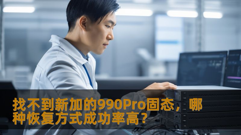 找不到新加的990Pro固态，哪种恢复方式成功率高？