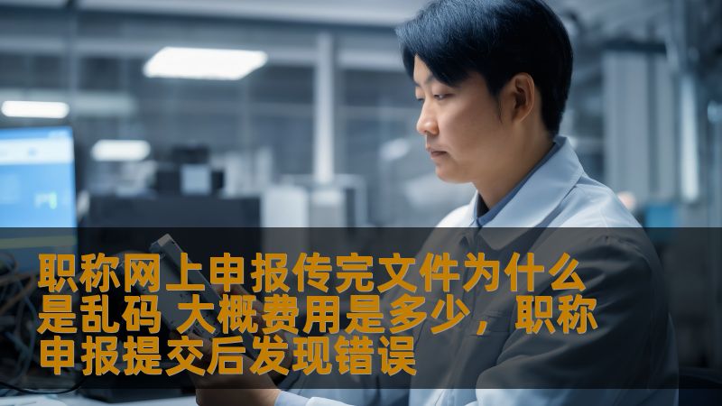 职称网上申报传完文件为什么是乱码 大概费用是多少,职称申报提交后发现错误 职称网上申报传完文件为什么是乱码 大概费用是多少,职称申报提交后发现错误