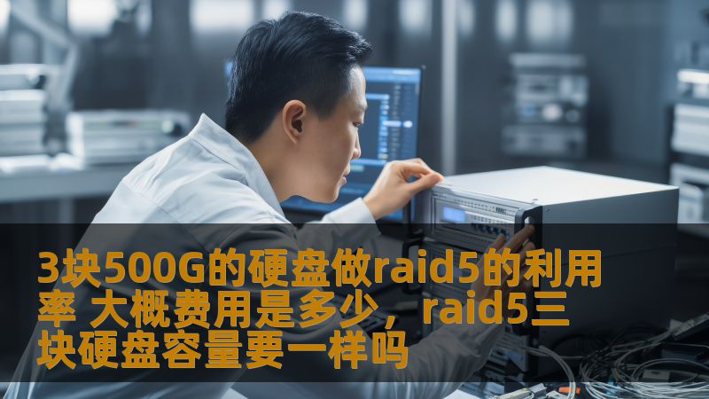 3块500G的硬盘做raid5的利用率 大概费用是多少,raid5三块硬盘容量要一样吗 3块500G的硬盘做raid5的利用率 大概费用是多少,raid5三块硬盘容量要一样吗