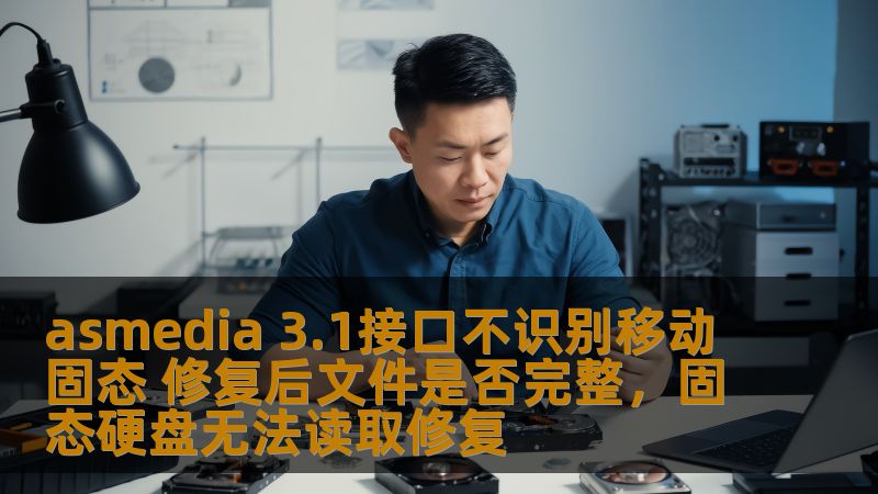 asmedia 3.1接口不识别移动固态 修复后文件是否完整，固态硬盘无法读取修复