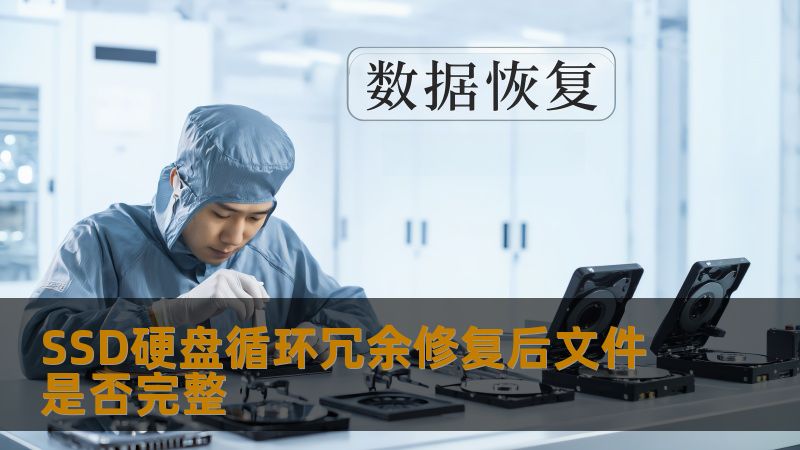 SSD硬盘循环冗余修复后文件是否完整