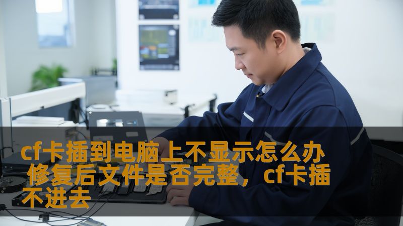 cf卡插到电脑上不显示怎么办 修复后文件是否完整，cf卡插不进去
