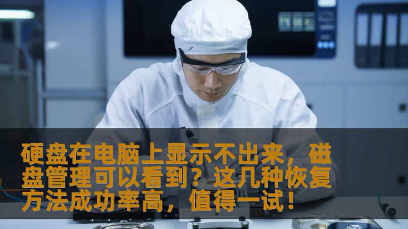 硬盘在电脑上显示不出来，磁盘管理可以看到？这几种恢复方法成功率高，值得一试！