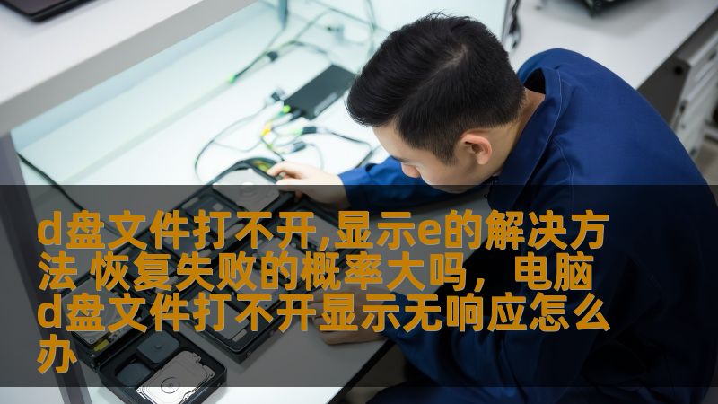 d盘文件打不开,显示e的解决方法 恢复失败的概率大吗，电脑d盘文件打不开显示无响应怎么办