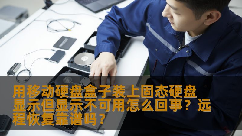 用移动硬盘盒子装上固态硬盘显示但显示不可用怎么回事?远程恢复靠谱吗? 用移动硬盘盒子装上固态硬盘显示但显示不可用怎么回事?远程恢复靠谱吗?