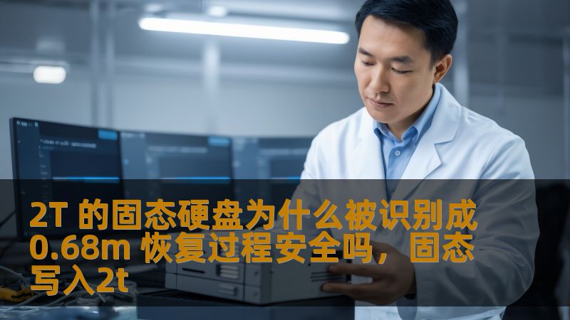 2T 的固态硬盘为什么被识别成0.68m 恢复过程安全吗，固态写入2t