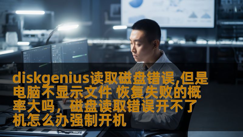 diskgenius读取磁盘错误,但是电脑不显示文件 恢复失败的概率大吗，磁盘读取错误开不了机怎么办强制开机