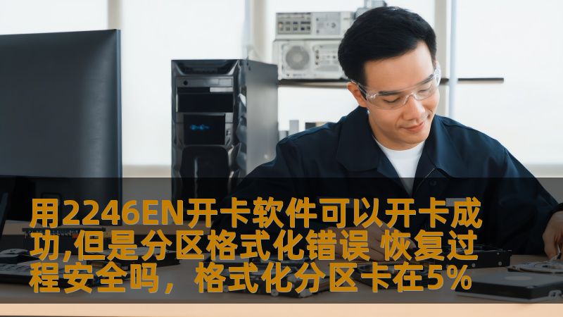 用2246EN开卡软件可以开卡成功,但是分区格式化错误 恢复过程安全吗,格式化分区卡在5% 用2246EN开卡软件可以开卡成功,但是分区格式化错误 恢复过程安全吗,格式化分区卡在5%