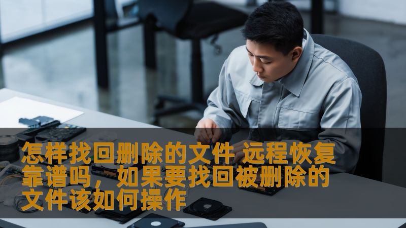 怎样找回删除的文件 远程恢复靠谱吗，如果要找回被删除的文件该如何操作
