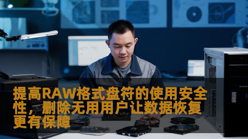 提高RAW格式盘符的使用安全性，删除无用用户让数据恢复更有保障
