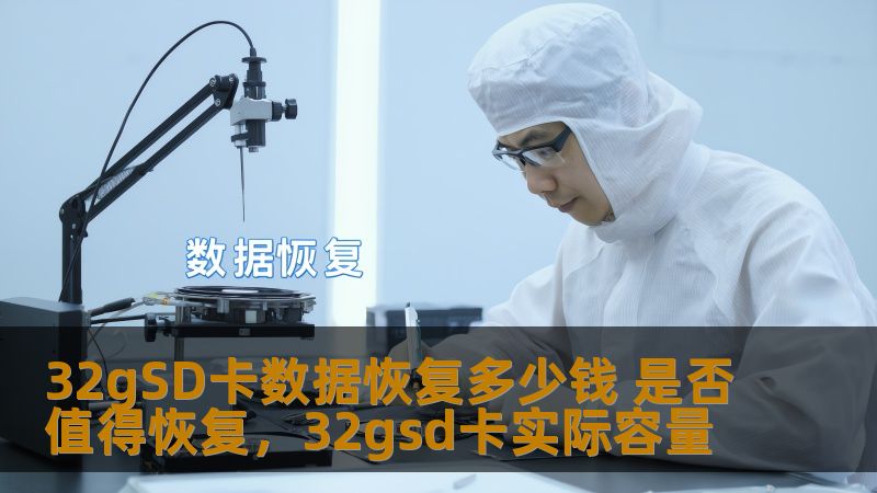 32gSD卡数据恢复多少钱 是否值得恢复，32gsd卡实际容量