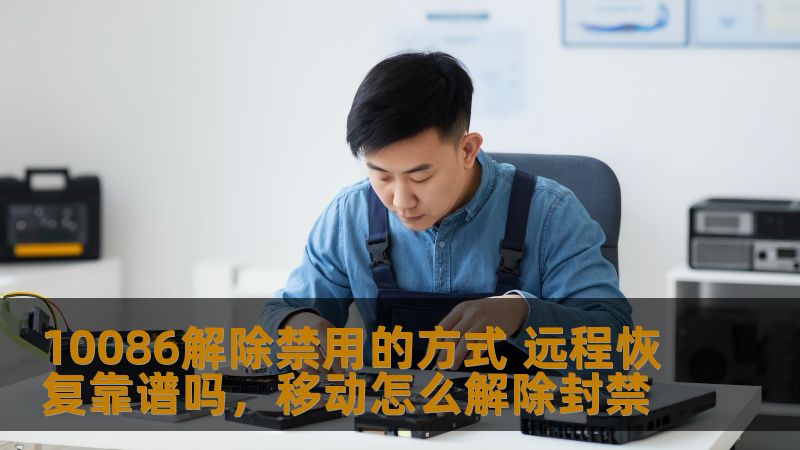 10086解除禁用的方式 远程恢复靠谱吗，移动怎么解除封禁