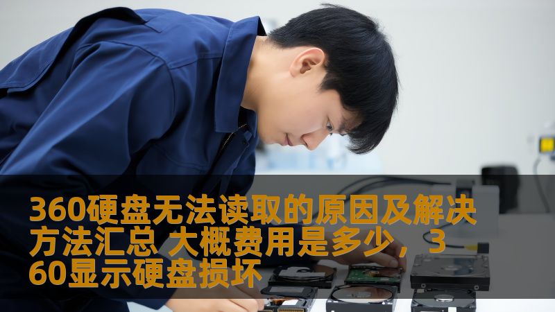 360硬盘无法读取的原因及解决方法汇总 大概费用是多少，360显示硬盘损坏