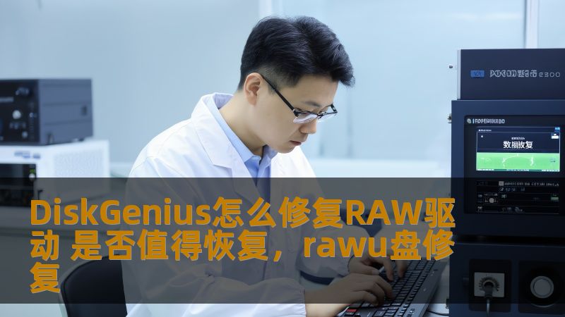 DiskGenius怎么修复RAW驱动 是否值得恢复，rawu盘修复