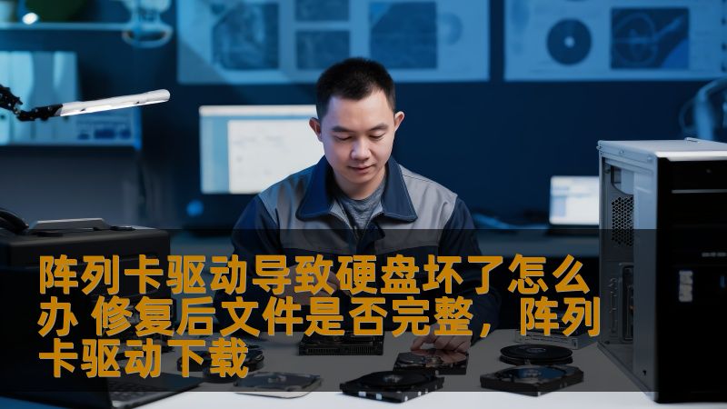 阵列卡驱动导致硬盘坏了怎么办 修复后文件是否完整，阵列卡驱动下载