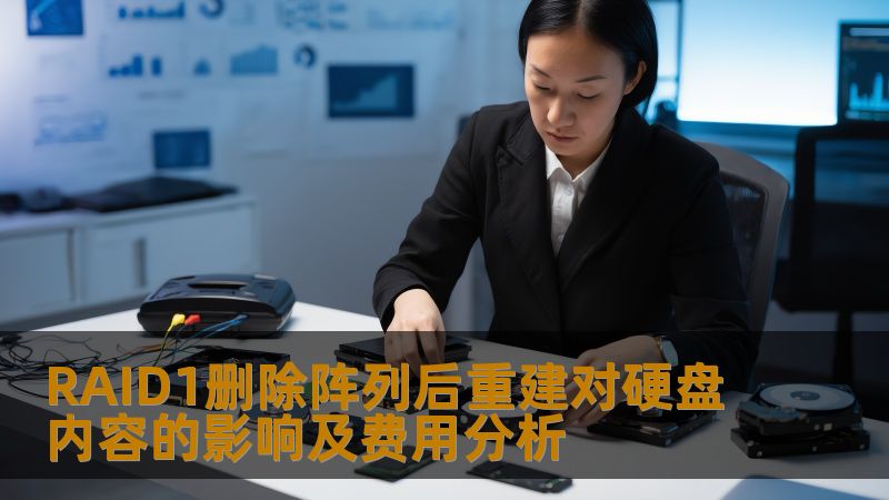 RAID1删除阵列后重建对硬盘内容的影响及费用分析