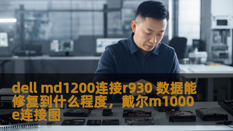 dell md1200连接r930 数据能修复到什么程度，戴尔m1000e连接图