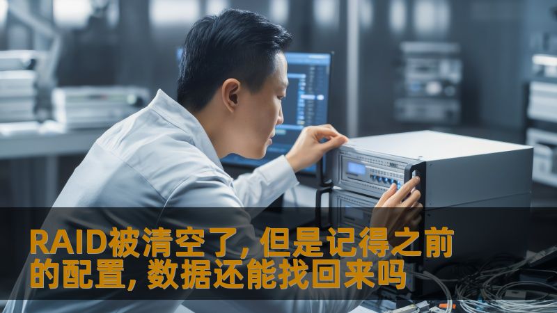 RAID被清空了, 但是记得之前的配置, 数据还能找回来吗 RAID被清空了, 但是记得之前的配置, 数据还能找回来吗
