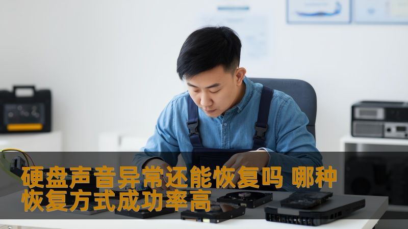硬盘声音异常还能恢复吗 哪种恢复方式成功率高