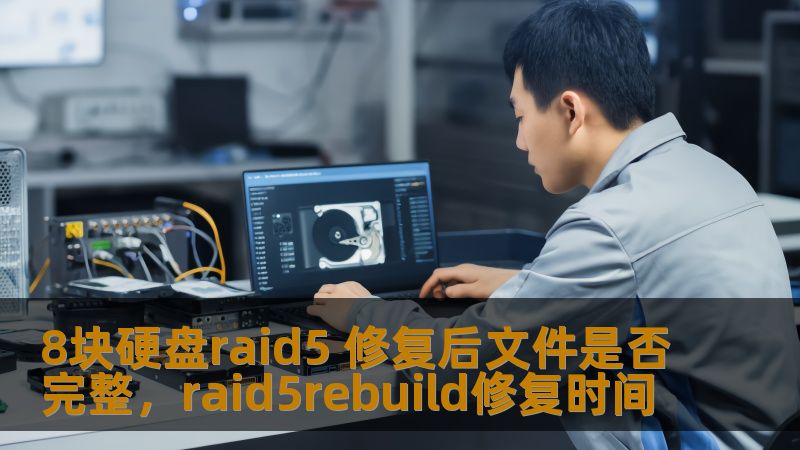 8块硬盘raid5 修复后文件是否完整，raid5rebuild修复时间