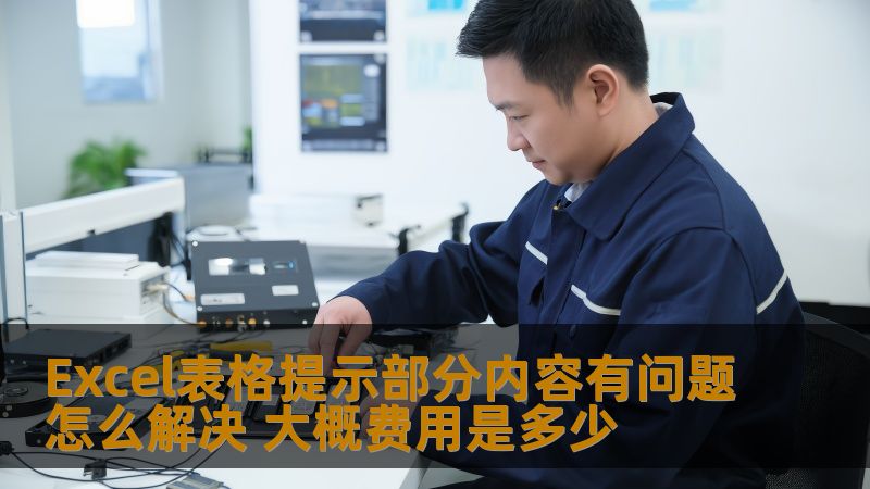 Excel表格提示部分内容有问题怎么解决 大概费用是多少