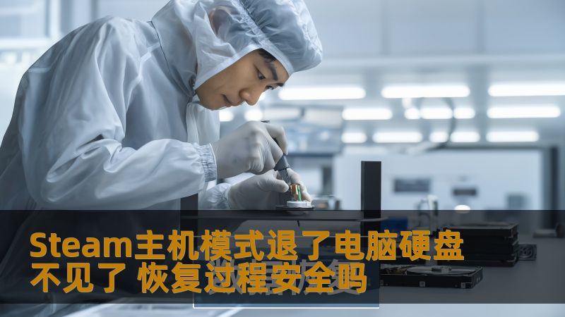 Steam主机模式退了电脑硬盘不见了 恢复过程安全吗 Steam主机模式退了电脑硬盘不见了 恢复过程安全吗