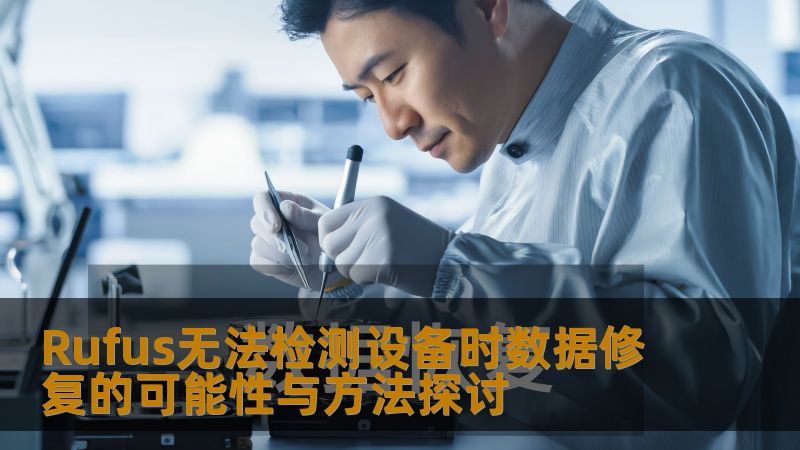 Rufus无法检测设备时数据修复的可能性与方法探讨 Rufus无法检测设备时数据修复的可能性与方法探讨