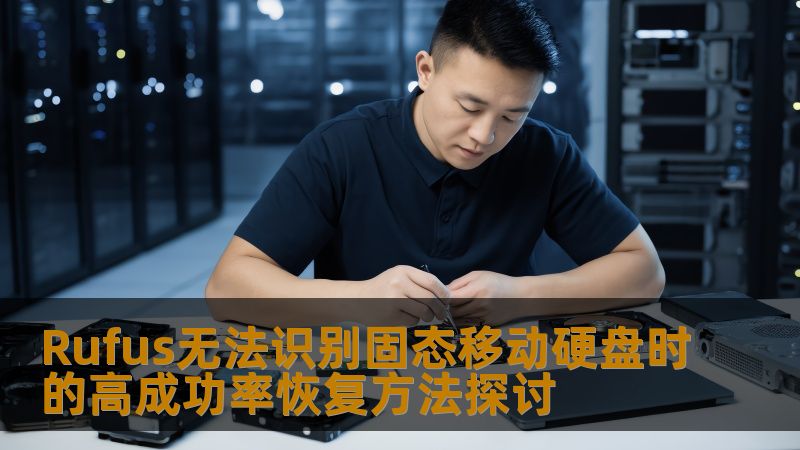 Rufus无法识别固态移动硬盘时的高成功率恢复方法探讨 Rufus无法识别固态移动硬盘时的高成功率恢复方法探讨