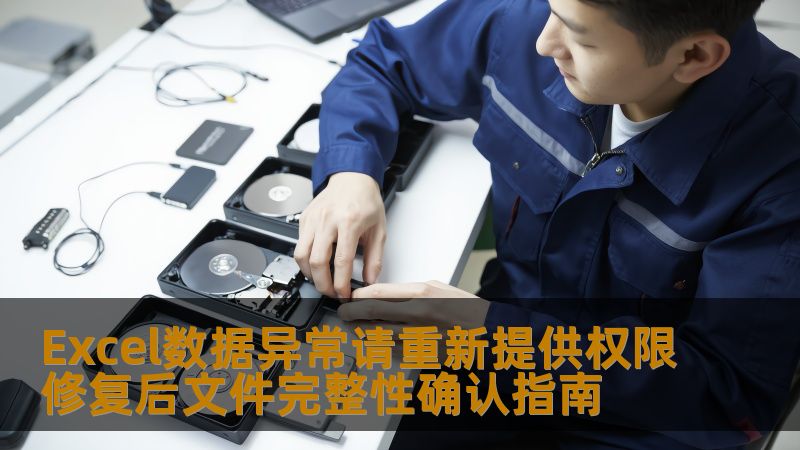 Excel数据异常请重新提供权限修复后文件完整性确认指南