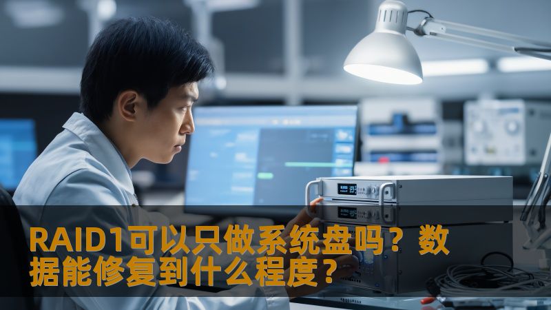 RAID1可以只做系统盘吗?数据能修复到什么程度? RAID1可以只做系统盘吗?数据能修复到什么程度?