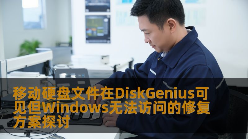 移动硬盘文件在DiskGenius可见但Windows无法访问的修复方案探讨
