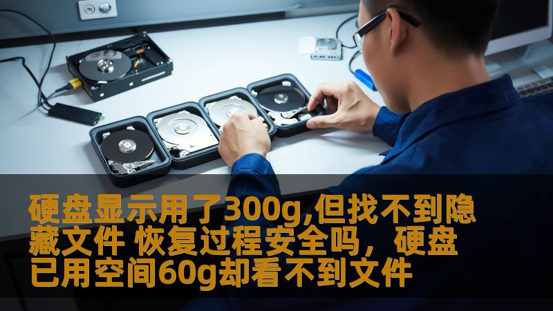 硬盘显示用了300g,但找不到隐藏文件 恢复过程安全吗,硬盘已用空间60g却看不到文件 硬盘显示用了300g,但找不到隐藏文件 恢复过程安全吗,硬盘已用空间60g却看不到文件
