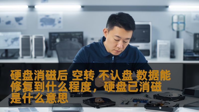 硬盘消磁后 空转 不认盘 数据能修复到什么程度，硬盘已消磁是什么意思