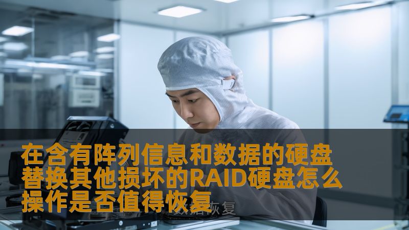 在含有阵列信息和数据的硬盘替换其他损坏的RAID硬盘怎么操作是否值得恢复