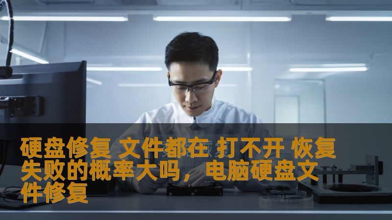 硬盘修复 文件都在 打不开 恢复失败的概率大吗，电脑硬盘文件修复