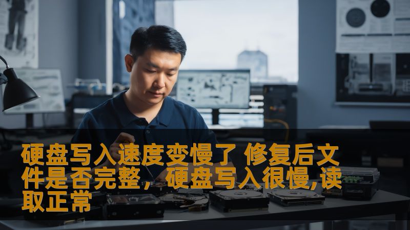 硬盘写入速度变慢了 修复后文件是否完整,硬盘写入很慢,读取正常 硬盘写入速度变慢了 修复后文件是否完整,硬盘写入很慢,读取正常