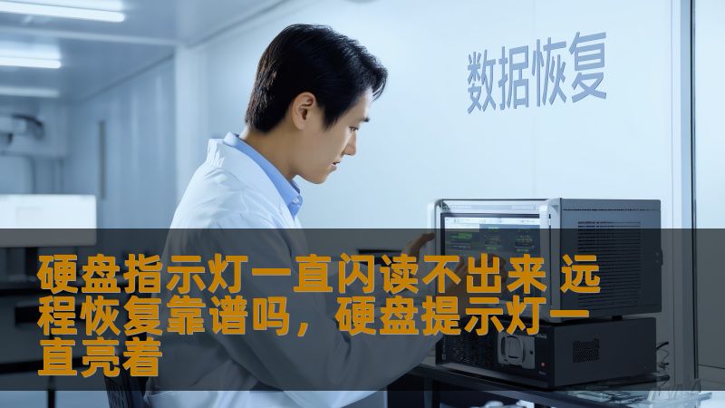 硬盘指示灯一直闪读不出来 远程恢复靠谱吗，硬盘提示灯一直亮着