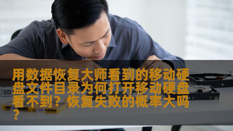 用数据恢复大师看到的移动硬盘文件目录为何打开移动硬盘看不到？恢复失败的概率大吗？