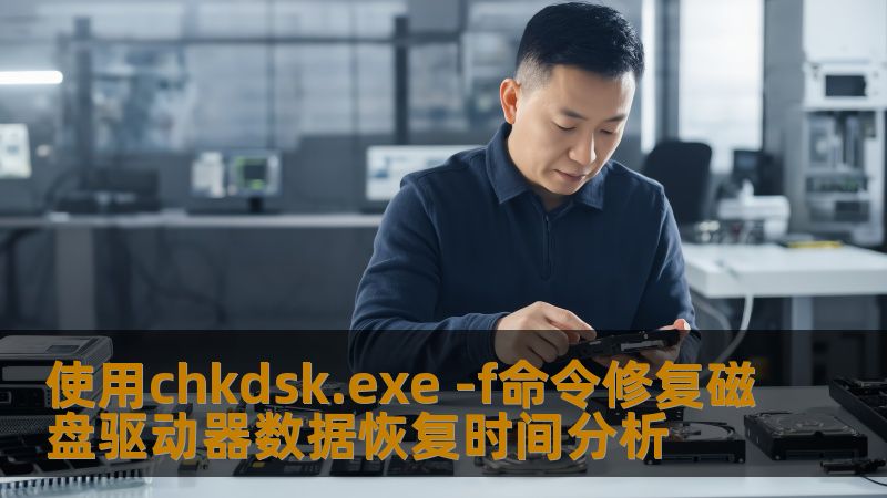 使用chkdsk.exe -f命令修复磁盘驱动器数据恢复时间分析