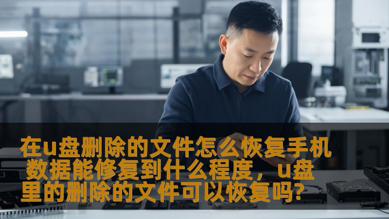 在u盘删除的文件怎么恢复手机 数据能修复到什么程度，u盘里的删除的文件可以恢复吗?